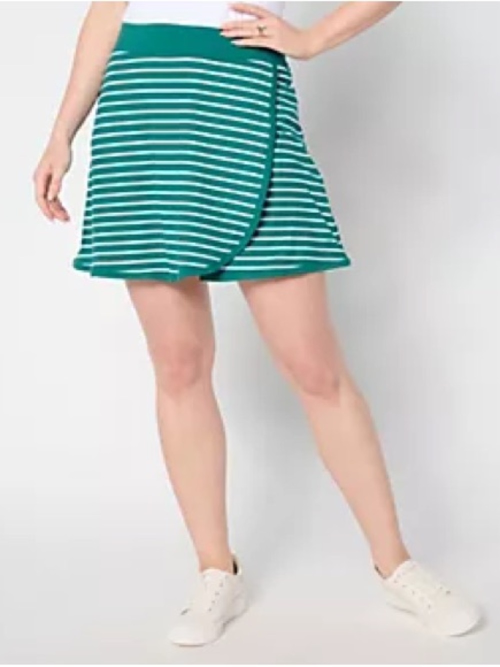 Cuddl Duds Flexwear Foldover Skort